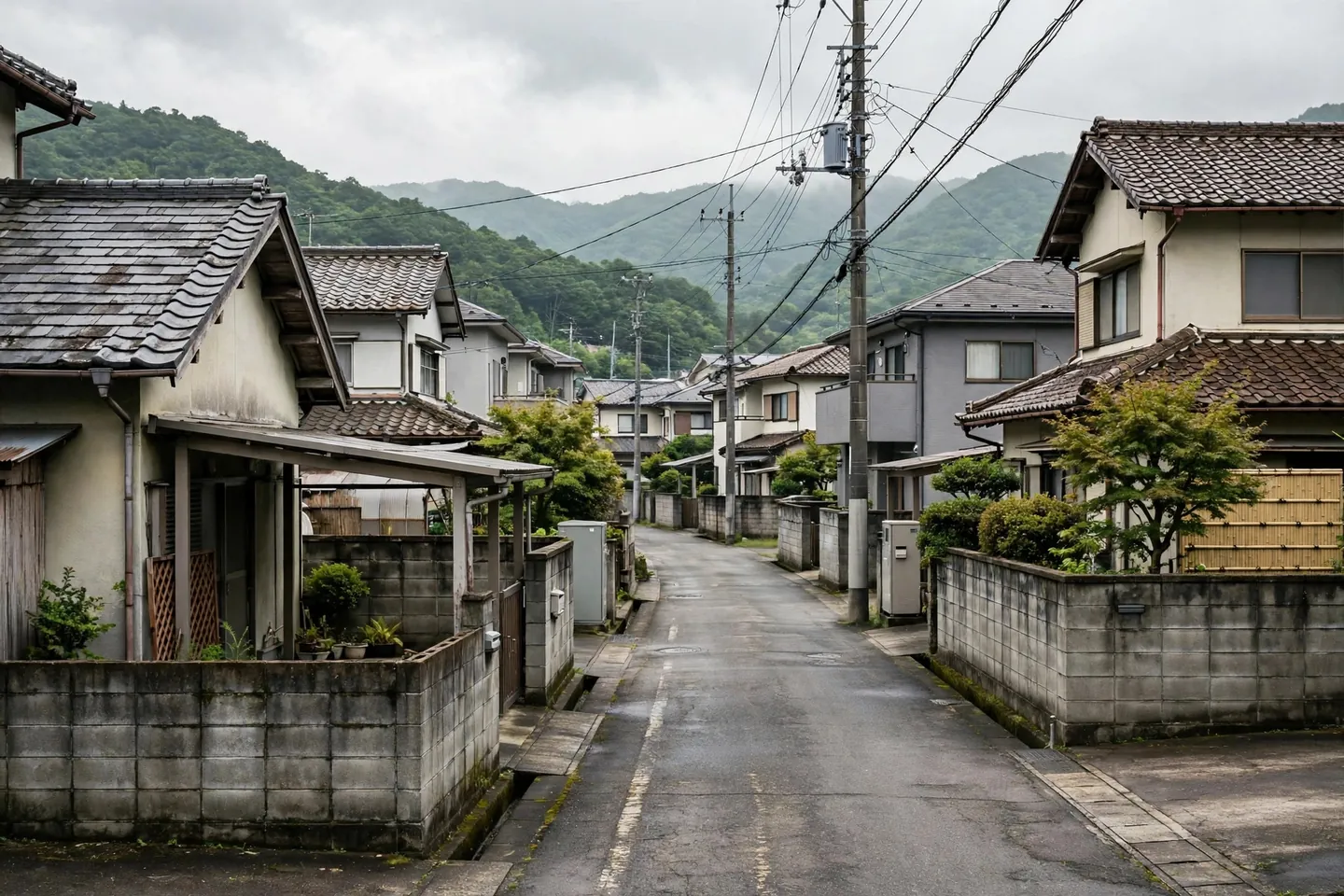 福山市北部の住宅街のイメージ写真